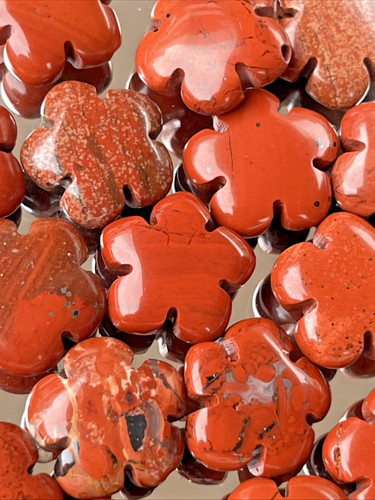 Roter jaspis jasper perlen - roter,