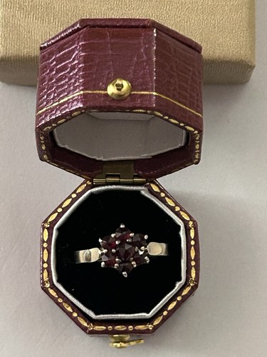 Böhmischer granat ring damen - böhmischer,