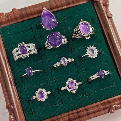 Natur echter amethyst - echter,