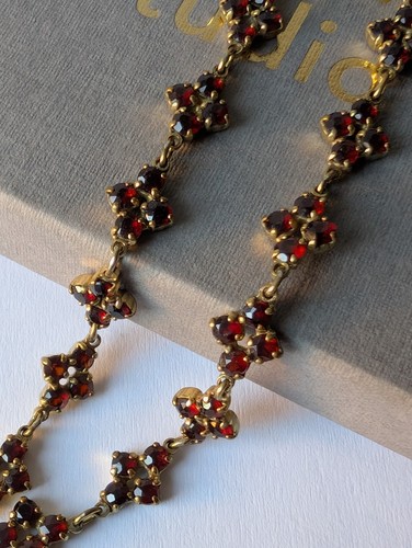 Vintage granat armband 250 - armband,
