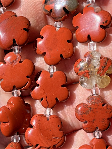 Roter jaspis jasper perlen - jaspis,