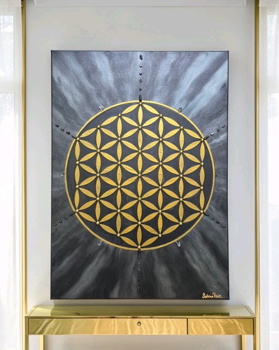 Original kunstwerk blume des - kunstwerk,