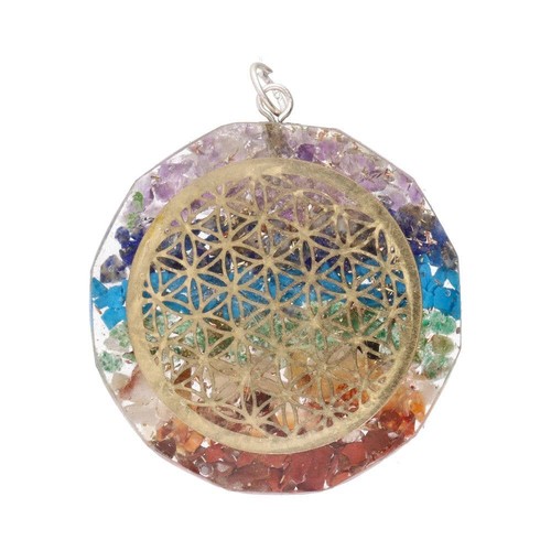 Orgonit chakra anhänger mit - anhänger,